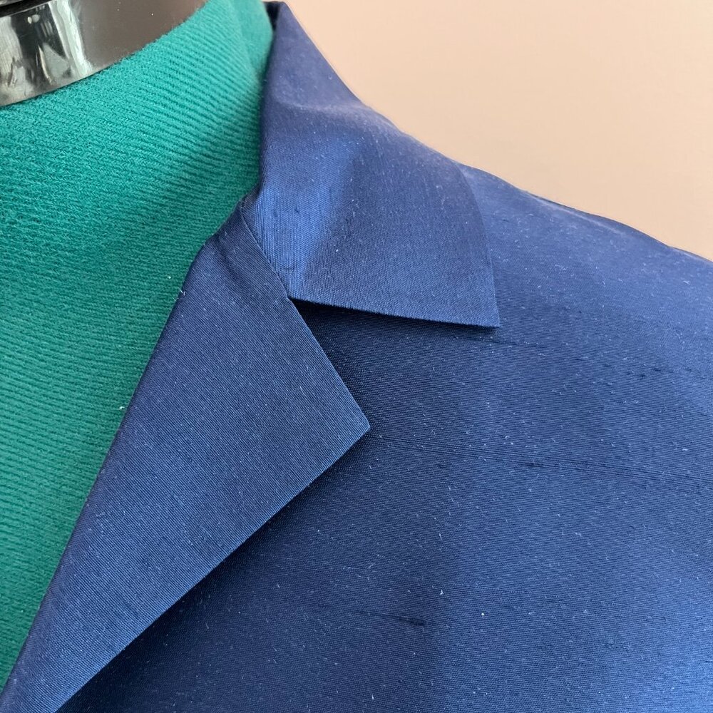 Talbots Pure Silk Shantung Blouse - Picture 4 of 6